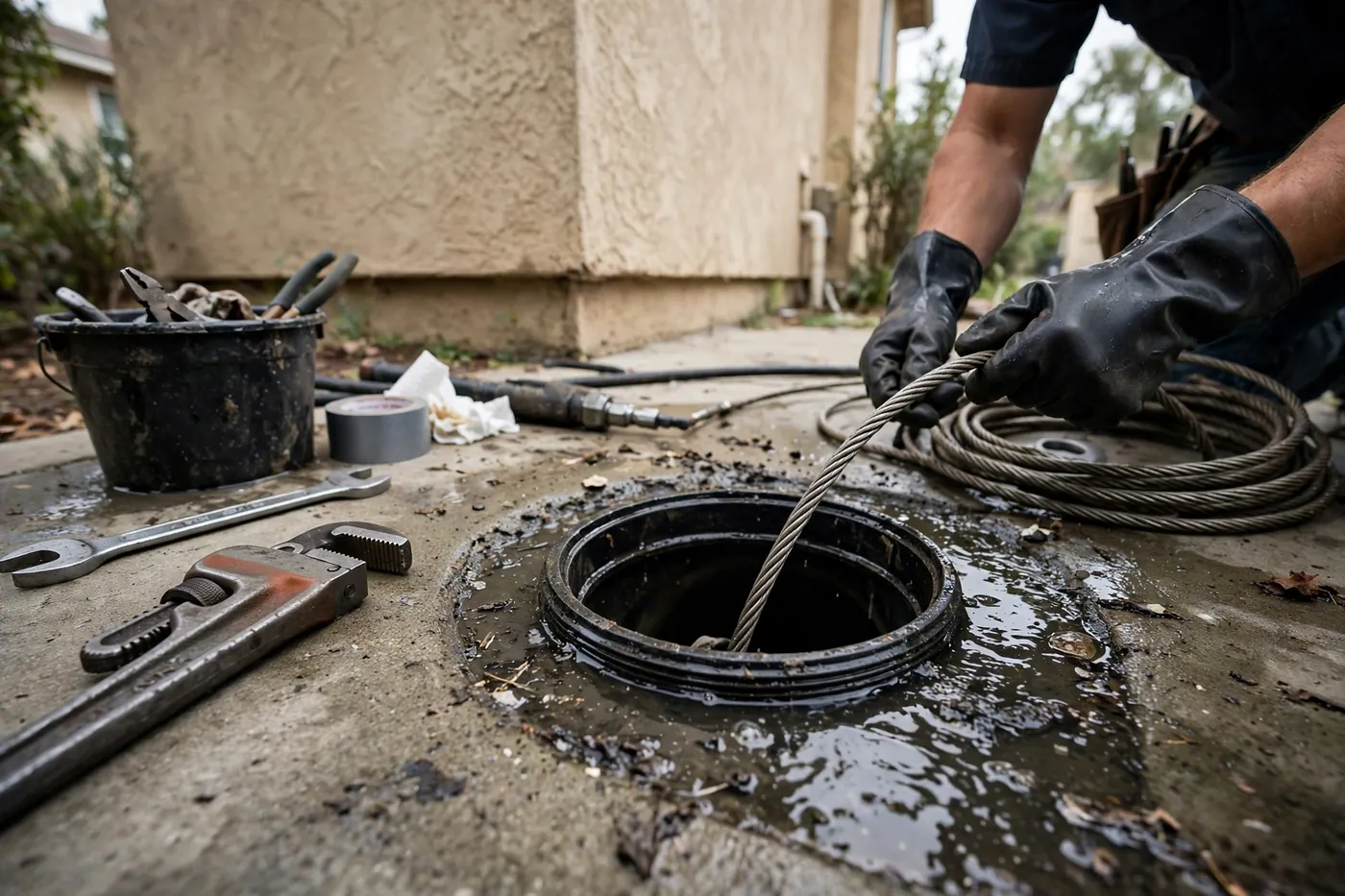 sewer backup repair La Puente CA in La Puente, California